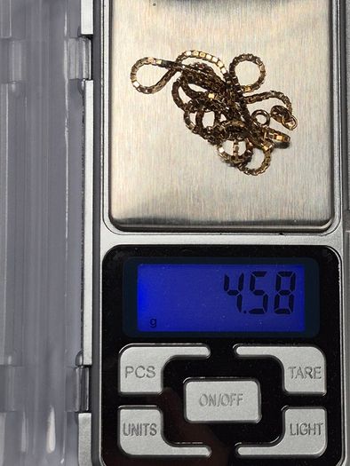 Venetian 9ct gold Chain Necklace 9ct  4.58g