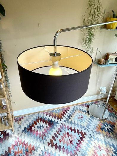 Danish Arc Chrome Floor Lamp, Bo Concept