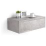 2 Grey Concrete Effect Floating Bedside Tables Image 9