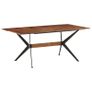 Dining Table 180x90x76 cm Solid Mango Wood Image 2