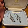 Vintage Black Earrings Image 2