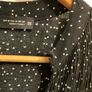 Zara midi black/white dots belted dress size medium Image 4