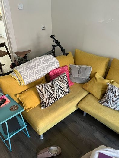L-shaped sofa