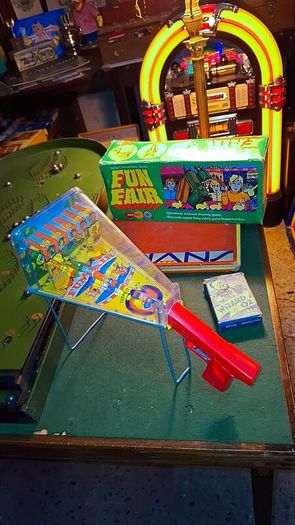 Vintage Fun Fair shooting gallery toy