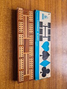 Vintage Cribbage Board no Pegs Nu-Bee