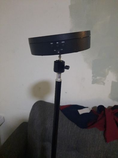 tripod small and big also a roating platform