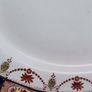 Vintage Arklow Pottery Oval Serving Platter: Alton Design, Gold Trim Image 2