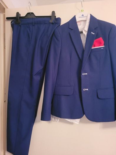 Communion Suit, blue, 146 cm
