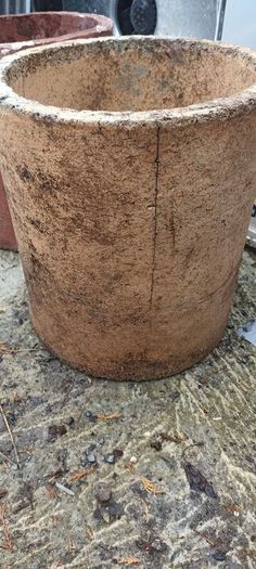 Pair of Clay Chimney Pots