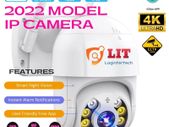 8mp Real 4k Wifi Camera Outdoor Ptz Ip Calving Speed Dome Cctv Security Cameras Home Farm Full Kit