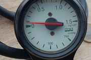 Genuine HKS Mechanical Boost Gauge (45mm)  Rare JDM
