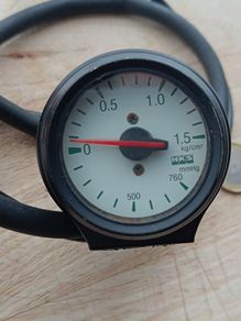 Genuine HKS Mechanical Boost Gauge (45mm)  Rare JDM