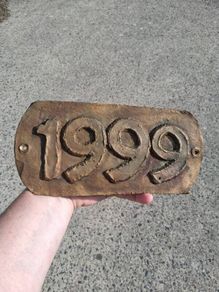 1999 Bronze Plaque(One of One 1.7kgs)