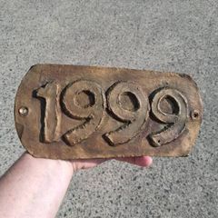 1999 Bronze Plaque(One of One 1.7kgs)
