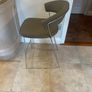 Calligaris leather stool Image 3