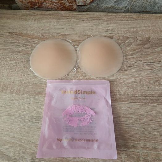 Self-adhesive Nipple Covers, Ultra Thin & Reusable Silicone Bra Pads