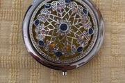Compact Mirror - Bead Embellished