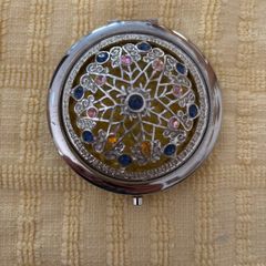 Compact Mirror - Bead Embellished