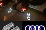 2pcs Led Car Door Lights For Audi A3 A4 B5 B6 B7 B8 A5 C5 A6 C6 C7 A7 A8 Q3 Q5 Q7 A1 S3 S4 S5 S6 S7 Rs Tt Courtesy Welcome Lamps