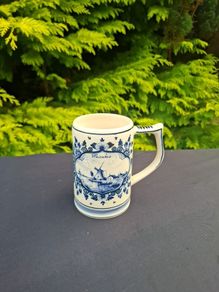 By post only blue delft heineken beer mug