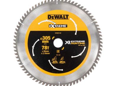 DeWalt DT99576 305mm x 30mm 78T FlexVolt Xtreme Runtime Saw Blade