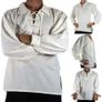 Men Medieval Cosplay Lace-up Shirt Image 3