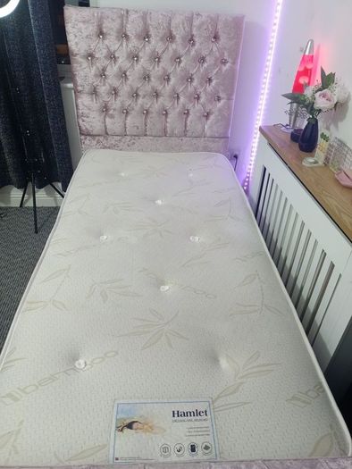Single bed with mattress
