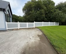 PVC No maintenance fencing