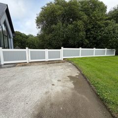 PVC No maintenance fencing