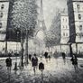 Paris Oil Painting Canvas Art Image 2