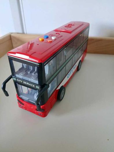 Toy Vehicles Bundle  City Bus (Lights & Sound) + Cargo Truck
