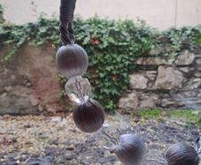 Curtain Tie-Backs (3 Pairs) - Silver & 'Crystal'