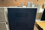 Special Offer Blue Vanity Unit Basin &amp; Tap