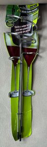 Wine Glass And Bottle Holder Set