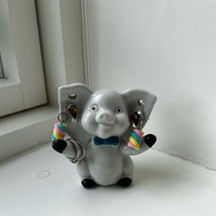 Vintage pig jewellery holder