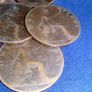 1896 Victoria Pennies. Image 5