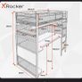 X Rocker Loft Bed Image 2