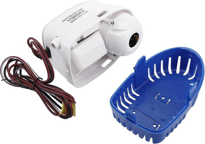 12V Automatic Submersible Boat Bilge Water Pump Built-in Auto Float Switch