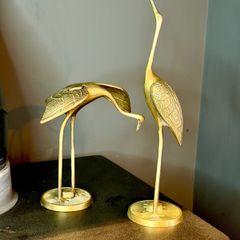 Vintage Brass Cranes