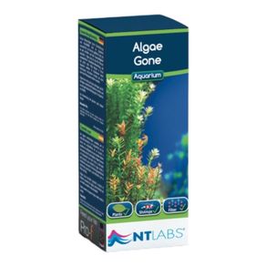 NT Labs Aquarium Algae Gone 100ml - Clarifies Green & Cloudy Aquarium Water