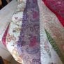Patchwork  Style Multi Coloured  Double Bed Throw.  S. 200cm x 180cm Image 3