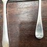 Set of 8 Vintage Silver Plated Dessert Spoons Old English Pattern Image 6