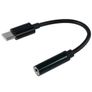 Black USB C Type C to 3.5mm Audio Adapter Cable Headphones Earphone Converter Image 2