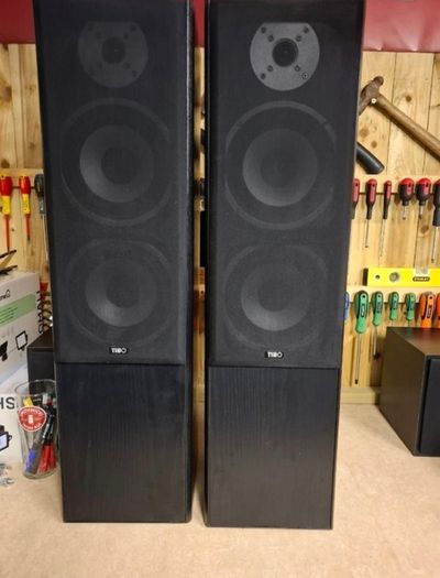 Tibo Edge 200 Floor Speakers (2)  3 Way Speakees.