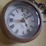 heavy brass 850g nautical paperweight clock Image 3