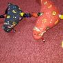 Stuffed Birds on a Hanging String Ornament / Decoration Image 4