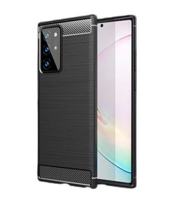 Armour Case For Samsung Galaxy Note 9 10 Plus 20 ULTRA Carbon Fiber Back Cover