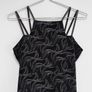 Pre Owned Quiz Vintage 90s Glitter Swirl Mini Dress Image 2