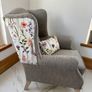 Bespoke Reupholstered Wingback Chair Image 2