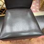 Brown leather chair Image 3
